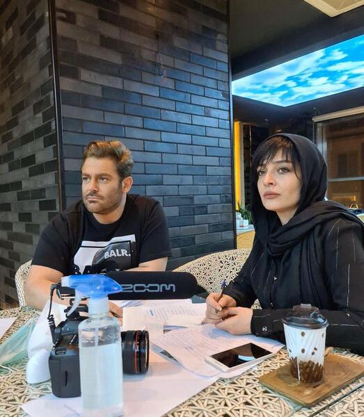 عکس پیمان در سریال گیسو
