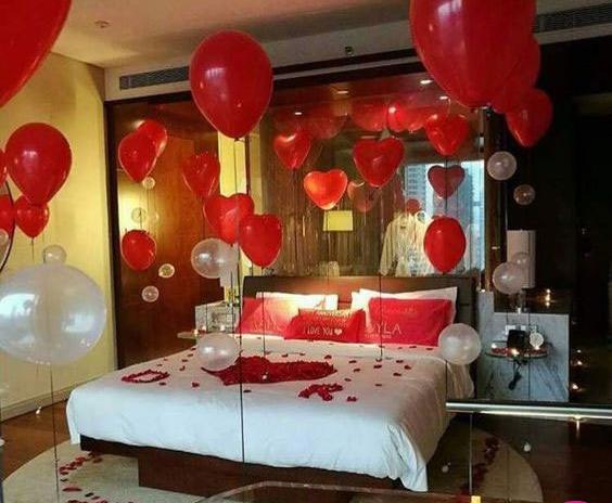 عکس ایده اتاق خواب برای ولنتاین