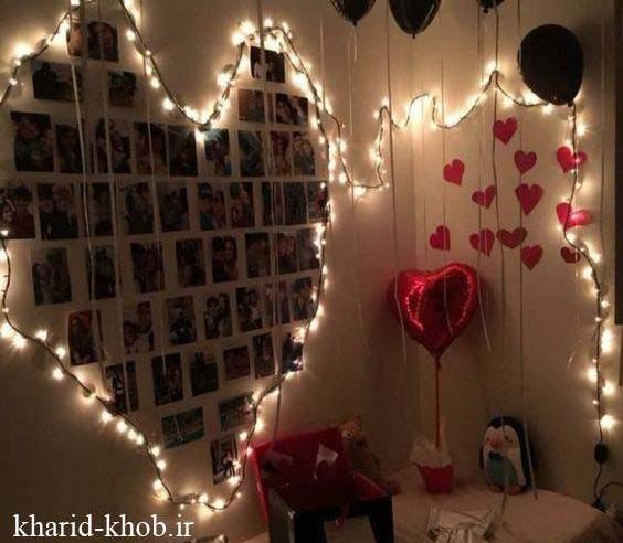 عکس ایده اتاق خواب برای ولنتاین