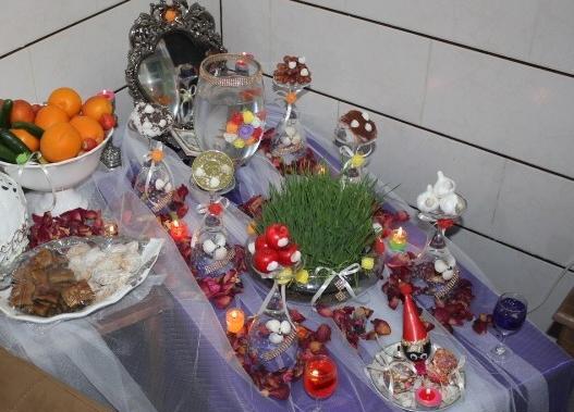عکس سفره هفت سین دونفره
