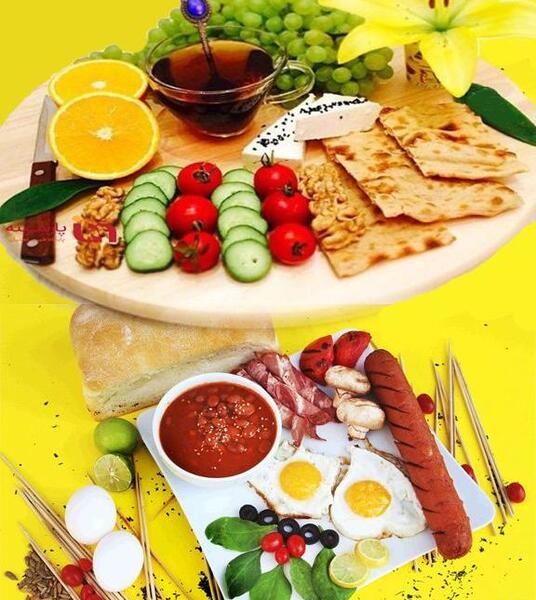 عکس ایده های نو برای صبحانه