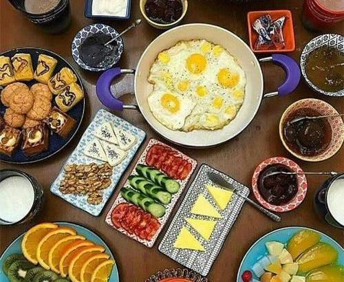 عکس ایده های نو برای صبحانه