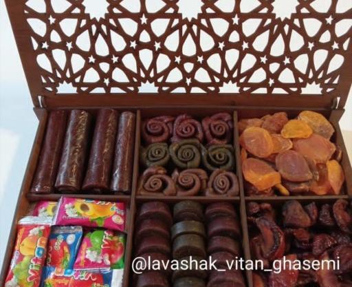 عکس لواشک جعبه ای