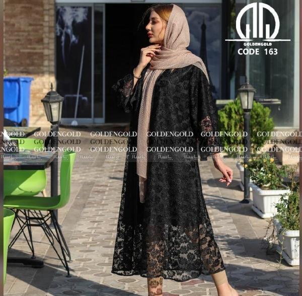 عکس مانتو جدید گیپور دار