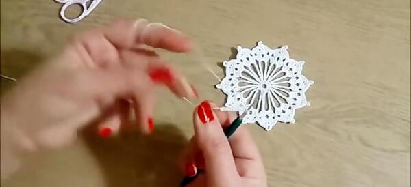 عکس سر چادر بافتنی افغانی