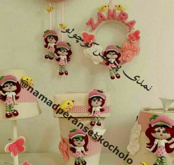 عکس ست سیسمونی نمدی دخترانه جدید