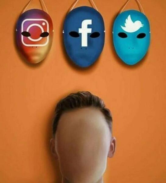 عکس مفهومی نقاب