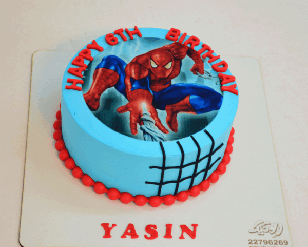 عکس کیک مرد عنکبوتی