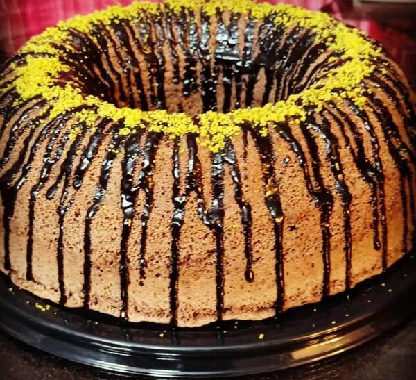 عکس کیک روی گاز