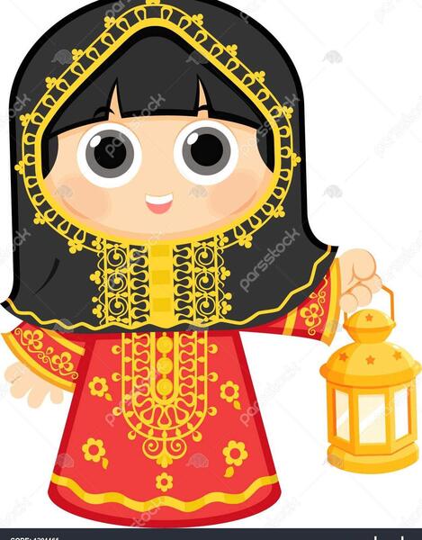 عکس رمضان کریم کودکانه