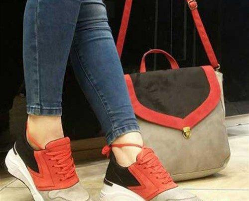 عکس ست کیف و کفش اسپرت دخترانه