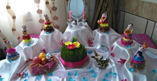 عکس ایده های جالب برای چیدن سفره هفت سین