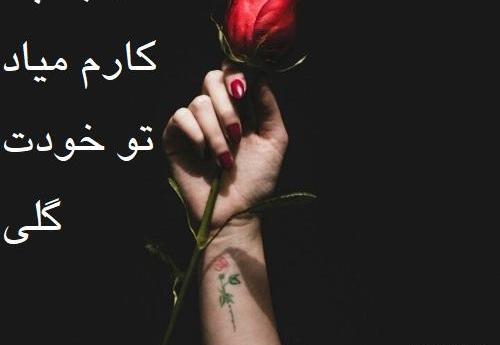 عکس نوشته تو خودت گلی