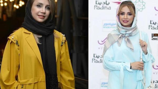 عکس نازنین بیاتی با مانتو جلو باز