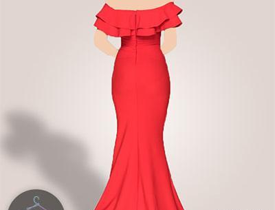 عکس لباس مجلسی زنانه یقه دلبری