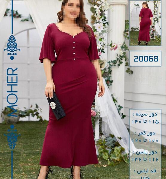 عکس لباس مجلسی زنانه یقه دلبری