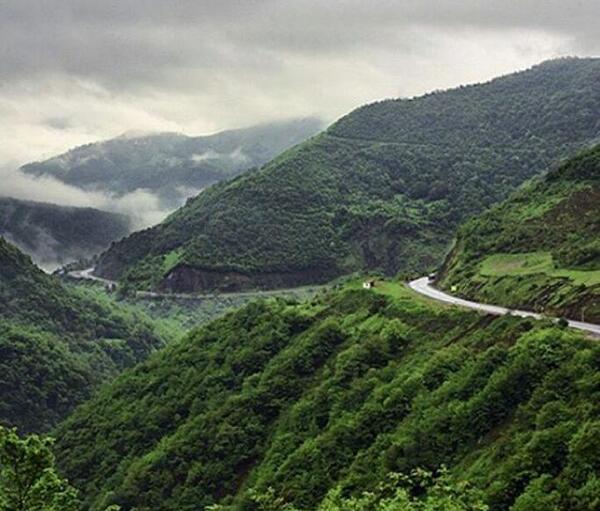 عکس طبیعت زیبای گردنه حیران