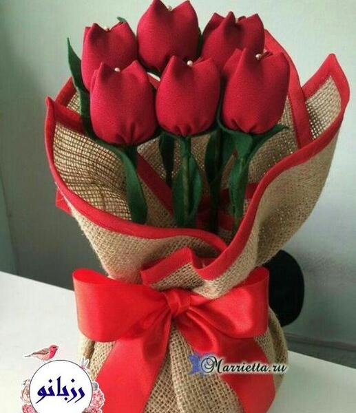 عکس گل لاله نمدی