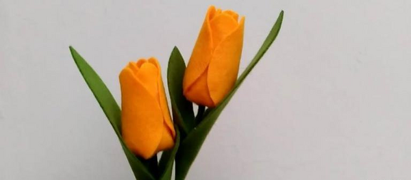 عکس گل لاله نمدی