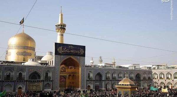عکس حرم امام رضا روز شهادت