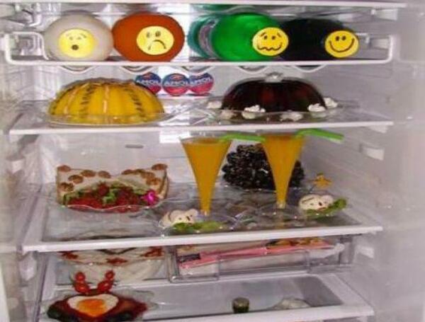 عکس ایده چیدن یخچال