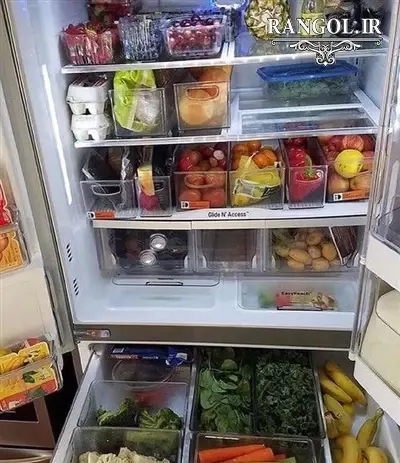 عکس ایده چیدن یخچال