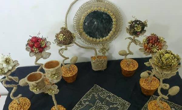 عکس ایده سفره هفت سین با گونی