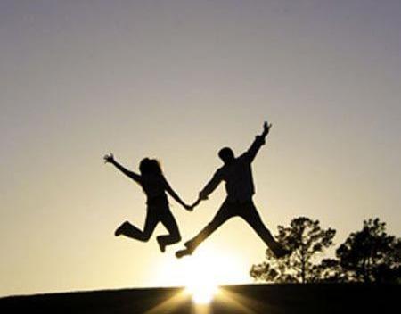 عکس عاشقانه دونفره غروب