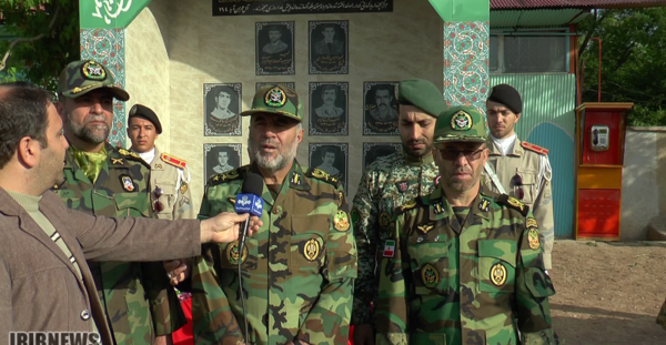 عکس هوایی پادگان عجب شیر