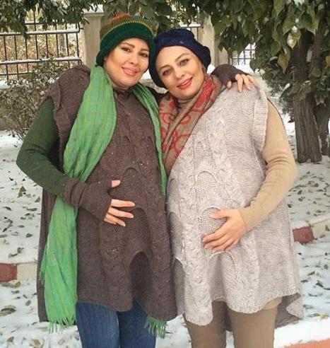 عکس بارداری حجابی