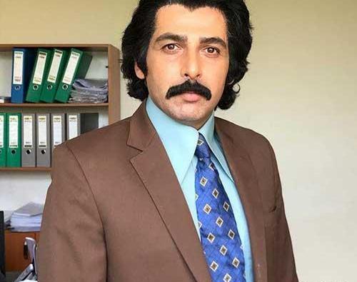 عکس حمید گودرزی در تب سرد