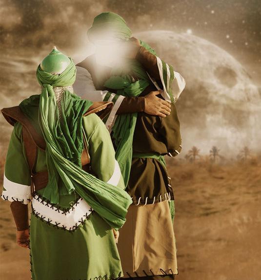 عکس امام حسین روی نیزه