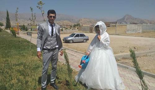 عکس عروسی طبیعی
