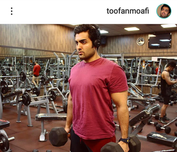عکس همسر طوفان معافی