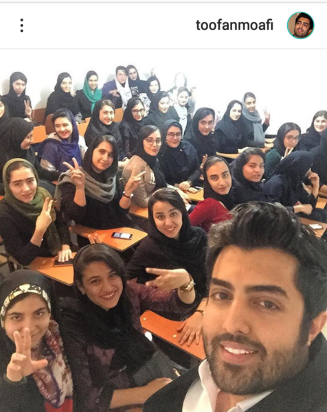 عکس همسر طوفان معافی