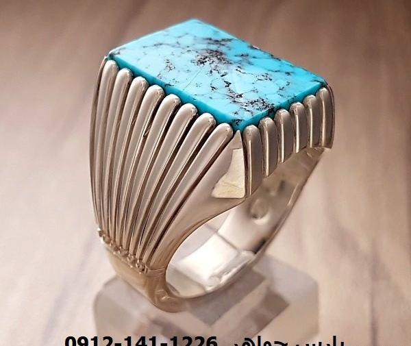 عکس حلقه مردانه نقره