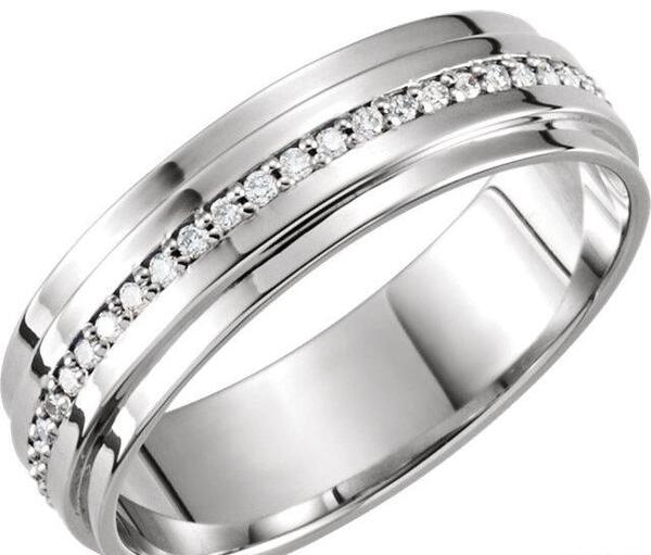 عکس حلقه مردانه نقره