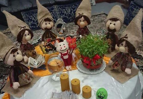 عکس سفره هفت سین کاردستی