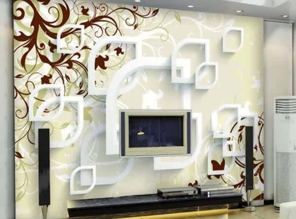 عکس جدیدترین ایده برای پشت تلویزیون