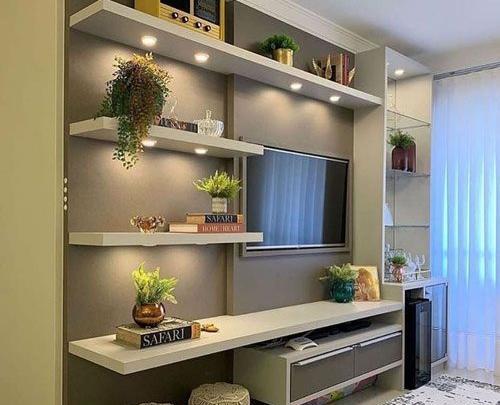 عکس جدیدترین ایده برای پشت تلویزیون