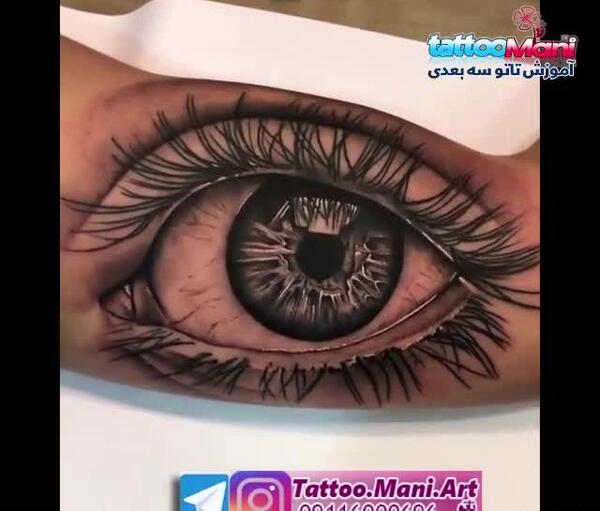 عکس تاتو طرح چشم