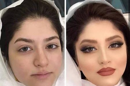 عکس عروس چشم درشت