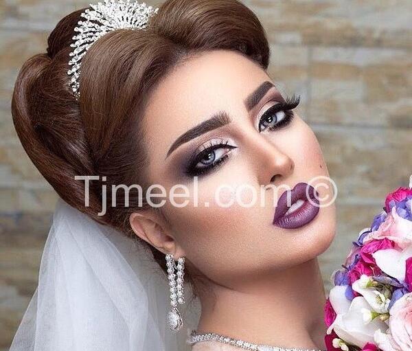 عکس عروس چشم درشت