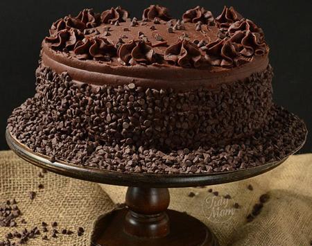 عکس کیک شکلاتی