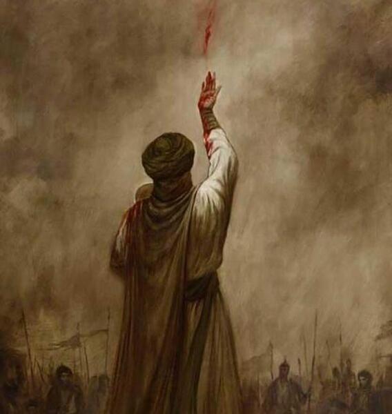 عکس گرافیکی حضرت علی اصغر