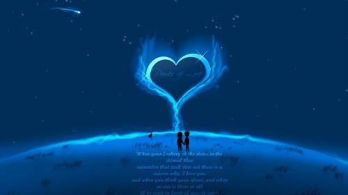 عکس عاشقانه آبی