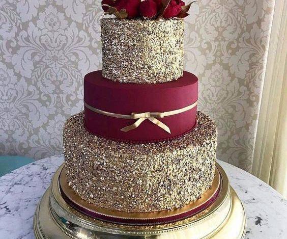 عکس کیک سه طبقه
