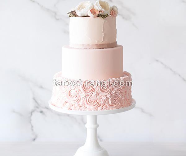 عکس کیک سه طبقه