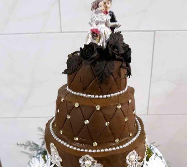 عکس کیک سه طبقه