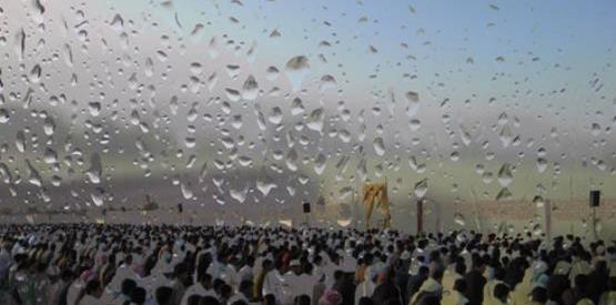 عکس باران نماز